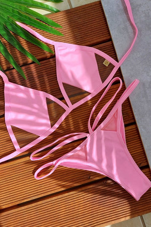 Mermaid Pink Bikini Bottoms - Sereia Brasil