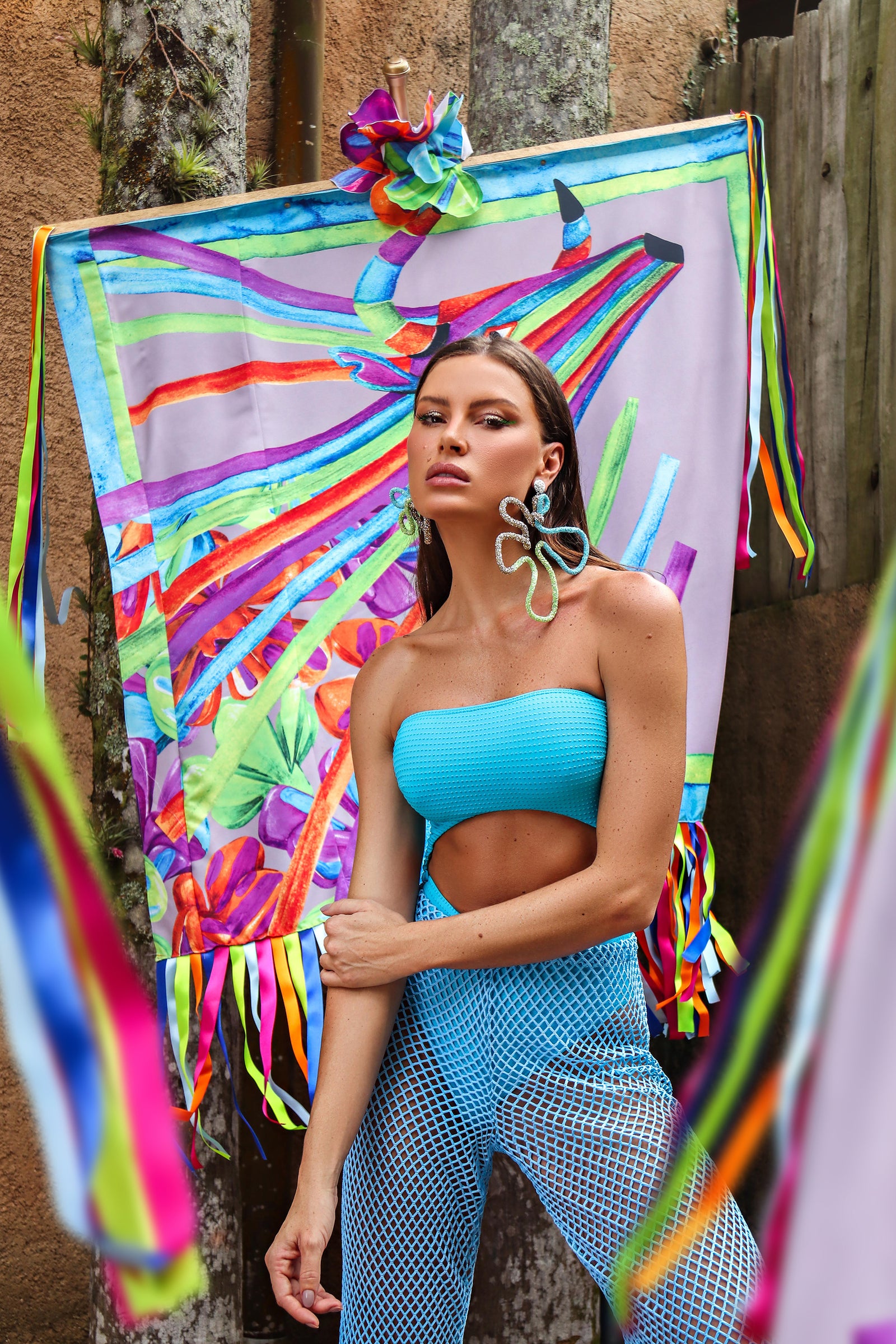 Half Moon Blue One Piece Karla Vivian