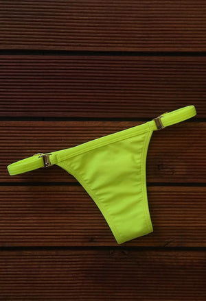 Neon Yellow Bikini Bottoms - Banka Panka - bikiniland