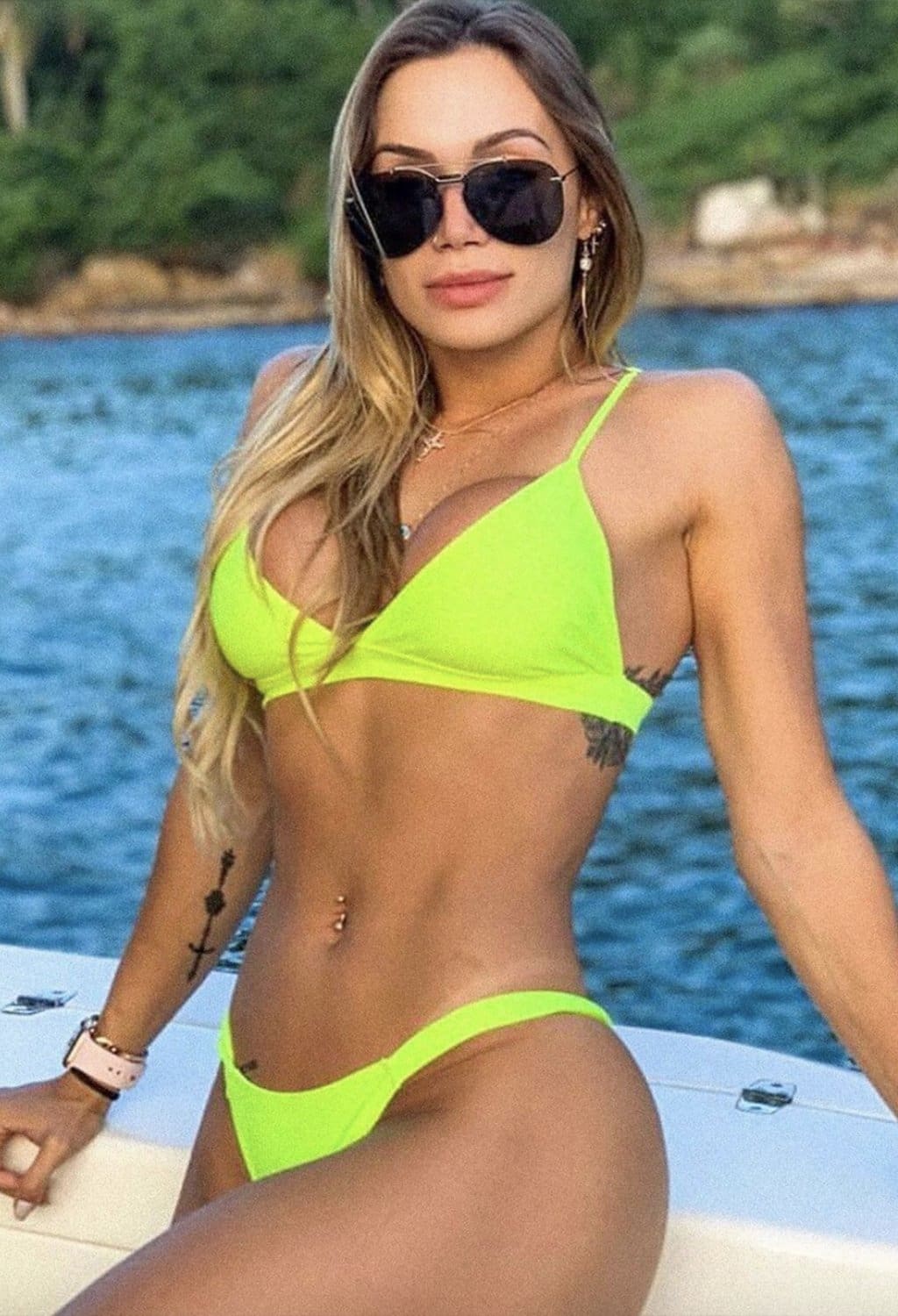 Neon Yellow Hipster Bikini Bottoms - Banka Panka - bikiniland