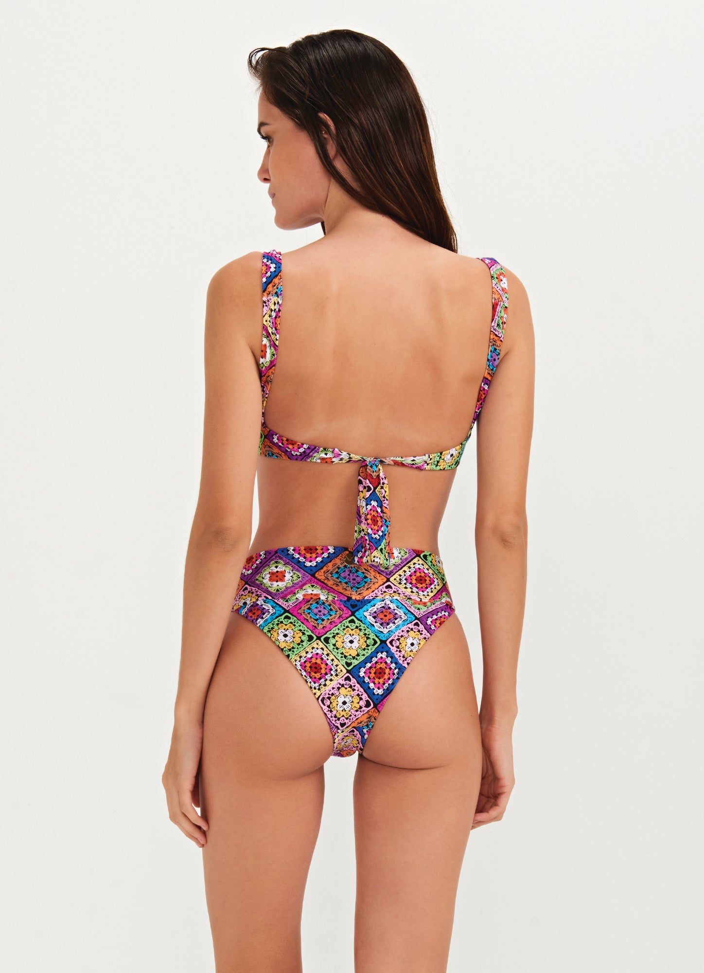 Granny Knit Bandeau Bikini Top Triya