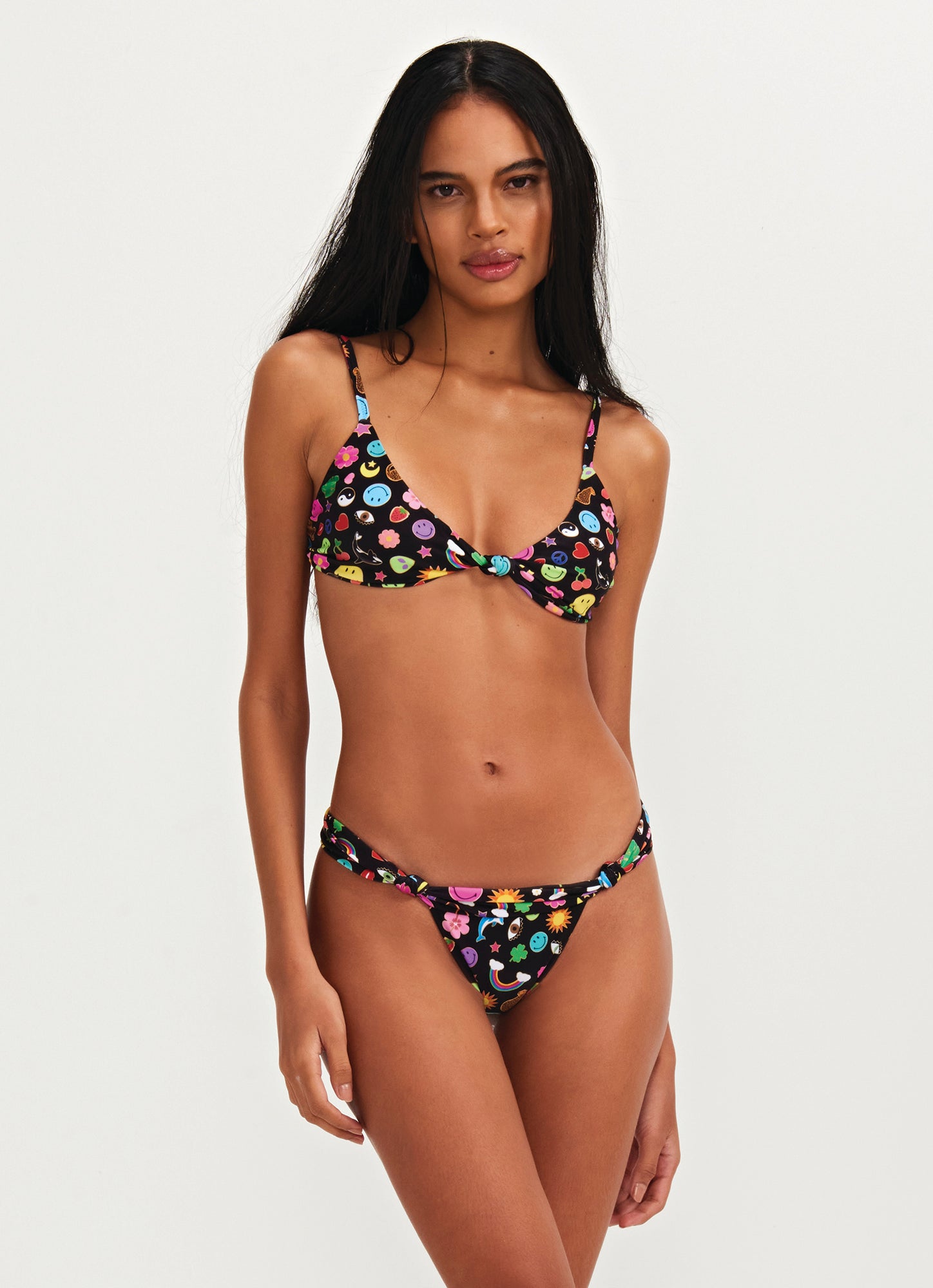Smiley Stickers Bikini Top Triya