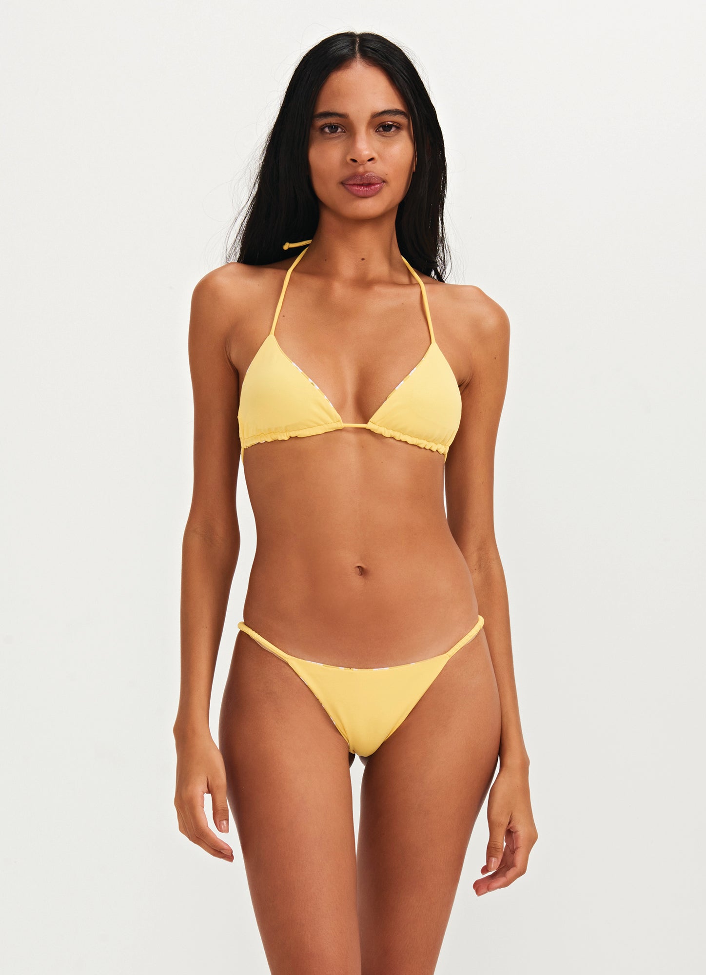 Smiley Daisy Triangle Bikini Top Triya