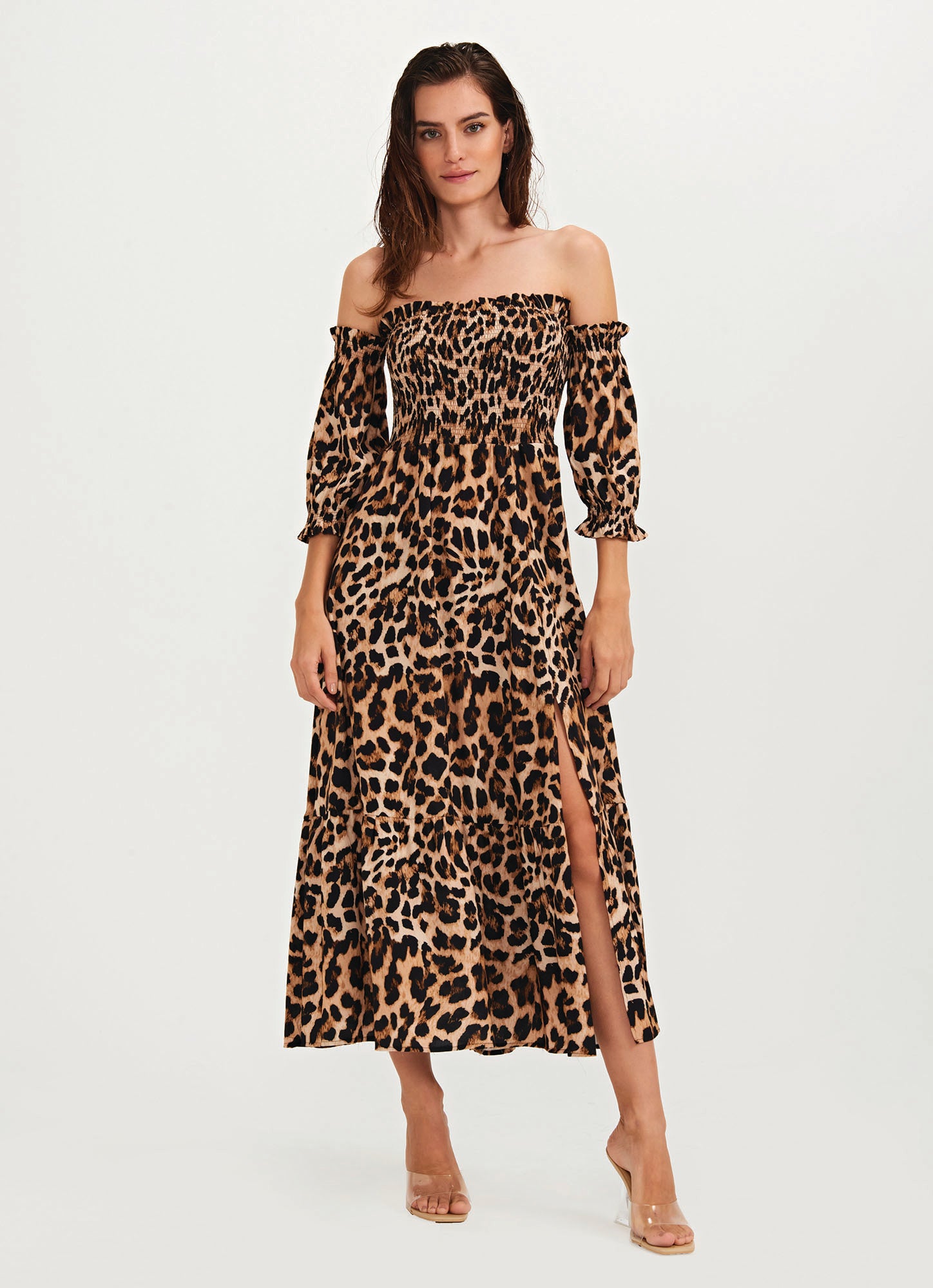 Jaguar Animal Print Dress Triya