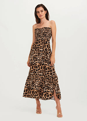 Jaguar Animal Print Dress Triya