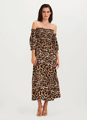Jaguar Animal Print Dress Triya